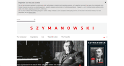 Desktop Screenshot of karolszymanowski.pl